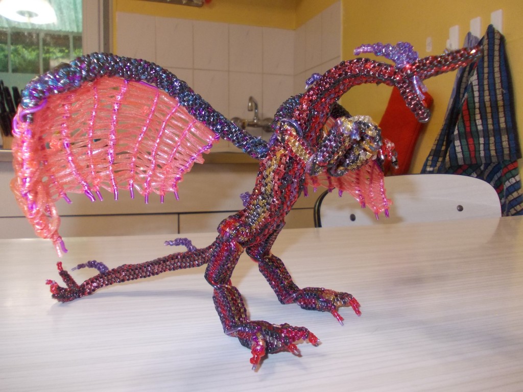 Un Dragon En Forme De Nuage Avis Scoubidou dragon | L'Art des Scoubidous